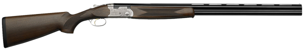 Beretta USA J686FR8 686 Silver Pigeon I 28/410 Gauge 28″, Silver/Blued, Fixed Checkered Oil Walnut Stock