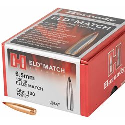 HRNDY ELD-M 6.5MM .264 130GR 100CT