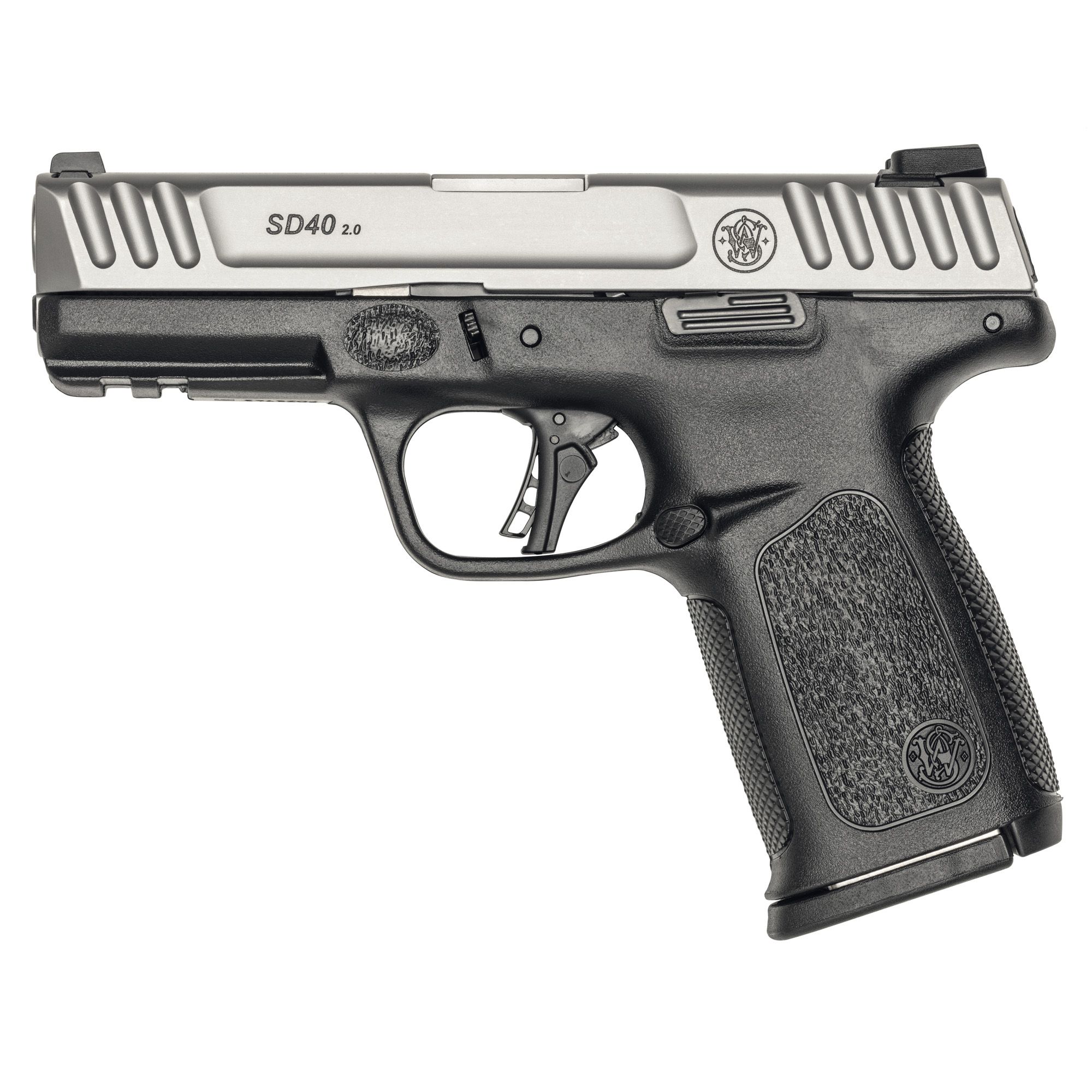S&W SD40 2.0 40S&W 10RD BLK/SLV