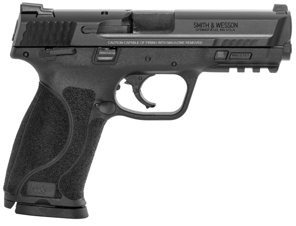 Smith & Wesson LE 11647 M&P 40 M2.0 
40 Smith & Wesson (S&W) Double 4.25″ 15+1 Black Interchangeable Backstrap Grip Black Stainless Steel Slide