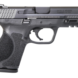 Smith & Wesson LE 12098 M&P 40 M2.0 Compact 40 Smith & Wesson (S&W) Double 4″ NTS 13+1 Black Interchangeable Backstrap Grip Black Polymer Frame Black Armornite Stainless Steel Slide