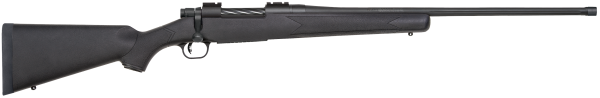 Mossberg 28131 Patriot  7mm Rem Mag 3+1 24″ Threaded/Fluted Barrel w/Recessed Match Crown, Matte Blued Metal Finish, Spiral-Fluted Bolt, Synthetic Stock, Drop Box Magazine, Adjustable LBA Trigger