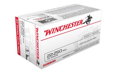 WIN USA 22-250 REM 45GR JHP 40/400