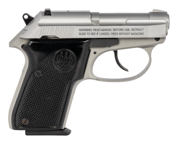 Beretta USA J320500CA Tomcat  Micro-Compact Frame 32 ACP 7+1, 2.40″ Blued Steel Tip-Up Barrel, Satin Stainless Steel Slide, Satin Aluminum Frame
