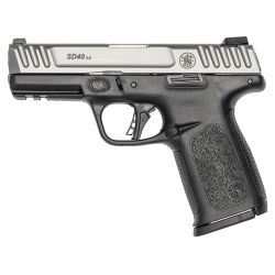 S&W SD40 2.0 40S&W 10RD BLK/SLV