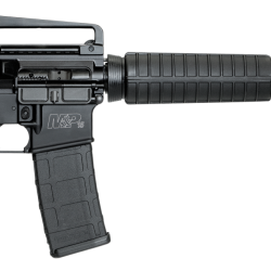 Smith & Wesson LE 311002 M&P15 with Carry Handle 
Semi-Automatic 223 Remington/5.56 NATO 16″ 30+1 6-Position Black Stk Black