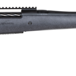 Mossberg 28101 Patriot Long Range Hunter 308 Win Caliber with 5+1 Capacity, 22″ Barrel, Threaded/Fluted Matte Blued Metal Finish & Sniper Gray Fixed Monte Carlo Stock Right Hand (Full Size)