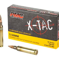 PMC XTAC 556NATO 55GR FMJBT 20/1000