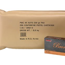 PMC BRNZ 45ACP 230GR FMJ 5 BX BP
