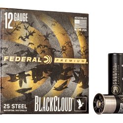 FED BLK CLOUD 12GA 3″ BB 25/250