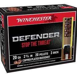 WIN DEF 20GA 2-3/4″ BUCK 3 10/100