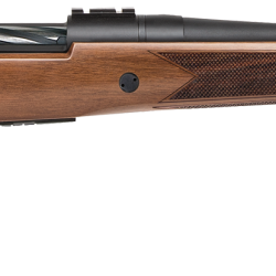 Mossberg 28026 Patriot  6.5 Creedmoor 5+1 22″ Fluted Barrel w/Recessed Match Crown, Matte Blued Metal Finish, Spiral-Fluted Bolt, Walnut Stock, Drop Box Magazine, Adjustable LBA Trigger