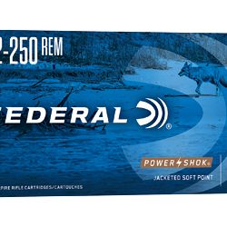 FED PWRSHK 22-250REM 55GR SP 20/200